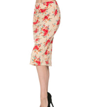 Mickey Floral Pencil Skirt-CLEARANCE