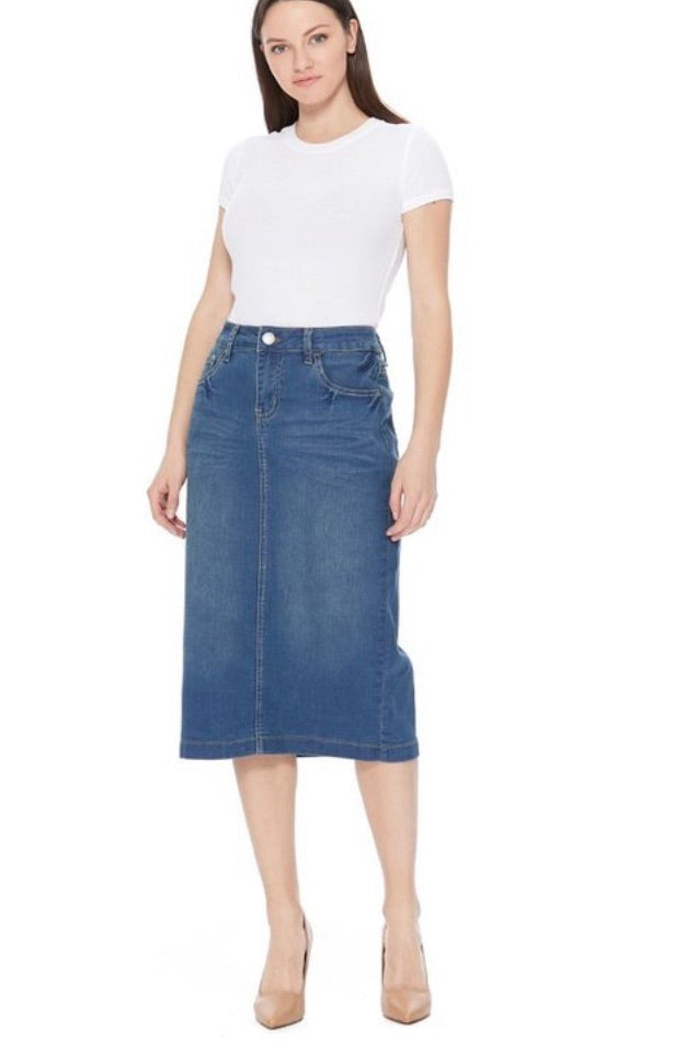 Darcy Denim Skirt- Vintage