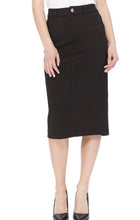 Carmene Black Stretch Skirt- Black