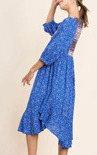 Marissa Midi Dress- Blue